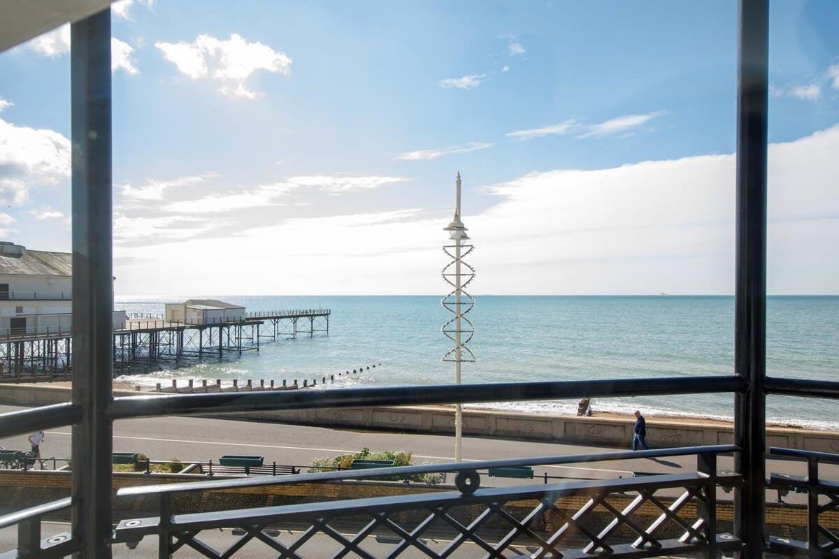 Panoramic Sea Views In Beachfront Apt W Balcony Bognor Regis Ngoại thất bức ảnh